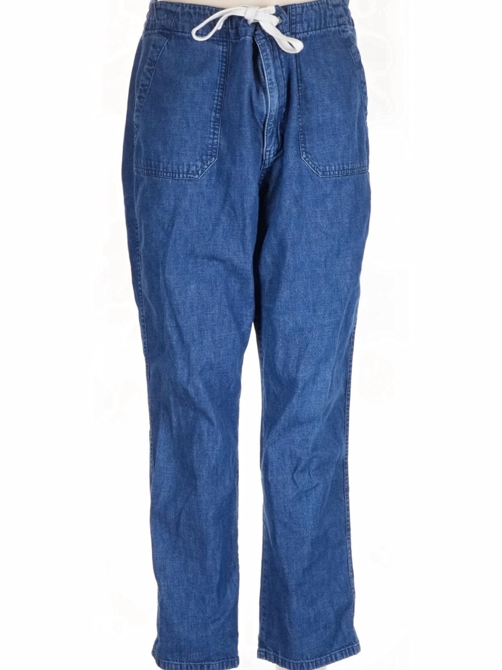 J. Crew Blue Denim Drawstring Women’s Jeans in EUC